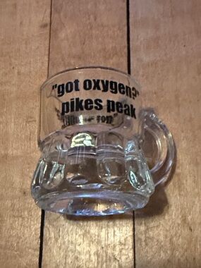 Clear Glass Shot Mug got oxygen pikes peak